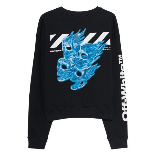 Off white diag skulls hoodie cheap